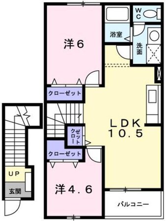 グレイスフルフィールドⅢの物件間取画像